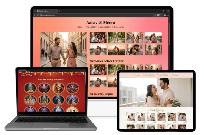 Digital wedding experience