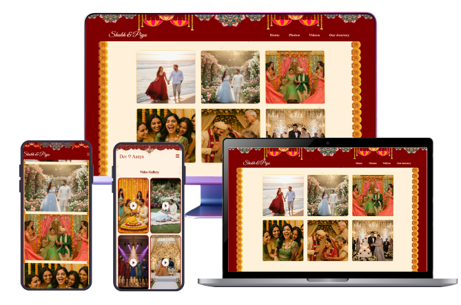 Digital wedding experience