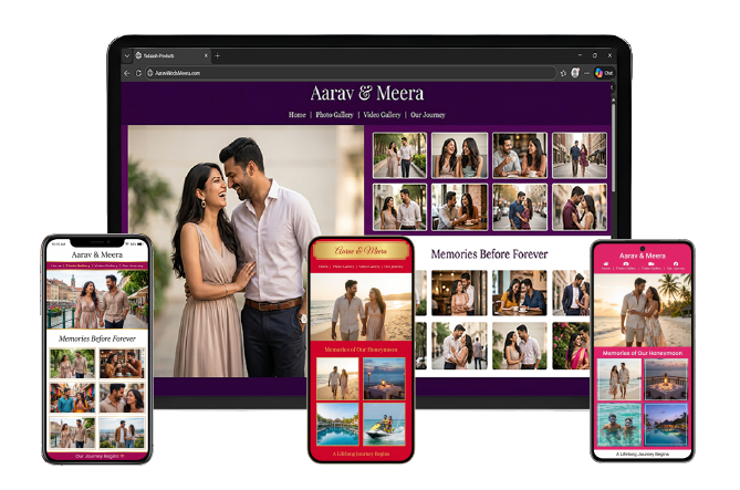 Digital wedding experience