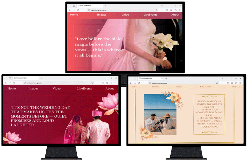 Smart wedding features